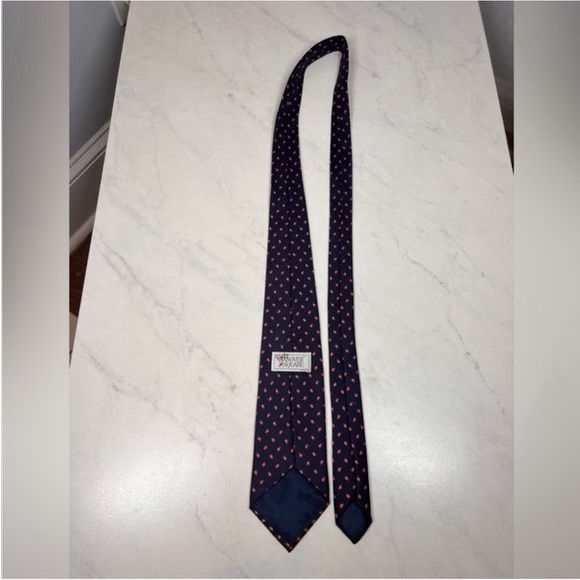 EUC Hanover Square Blue Paisley Tie - Picture 6 of 7